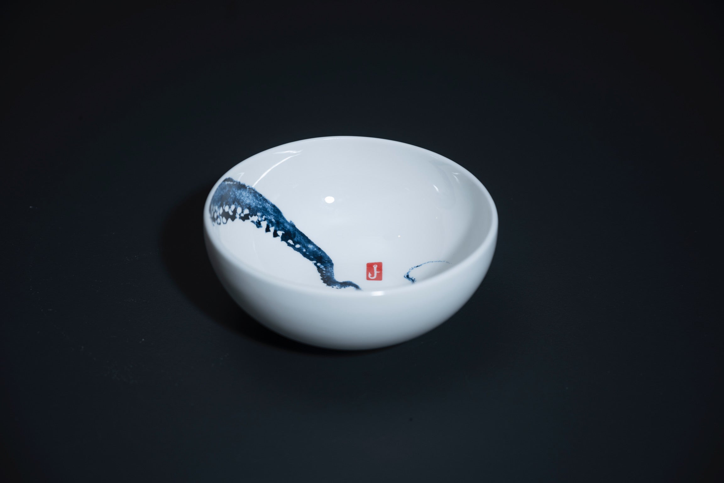 one tentacle blue 6” bowl