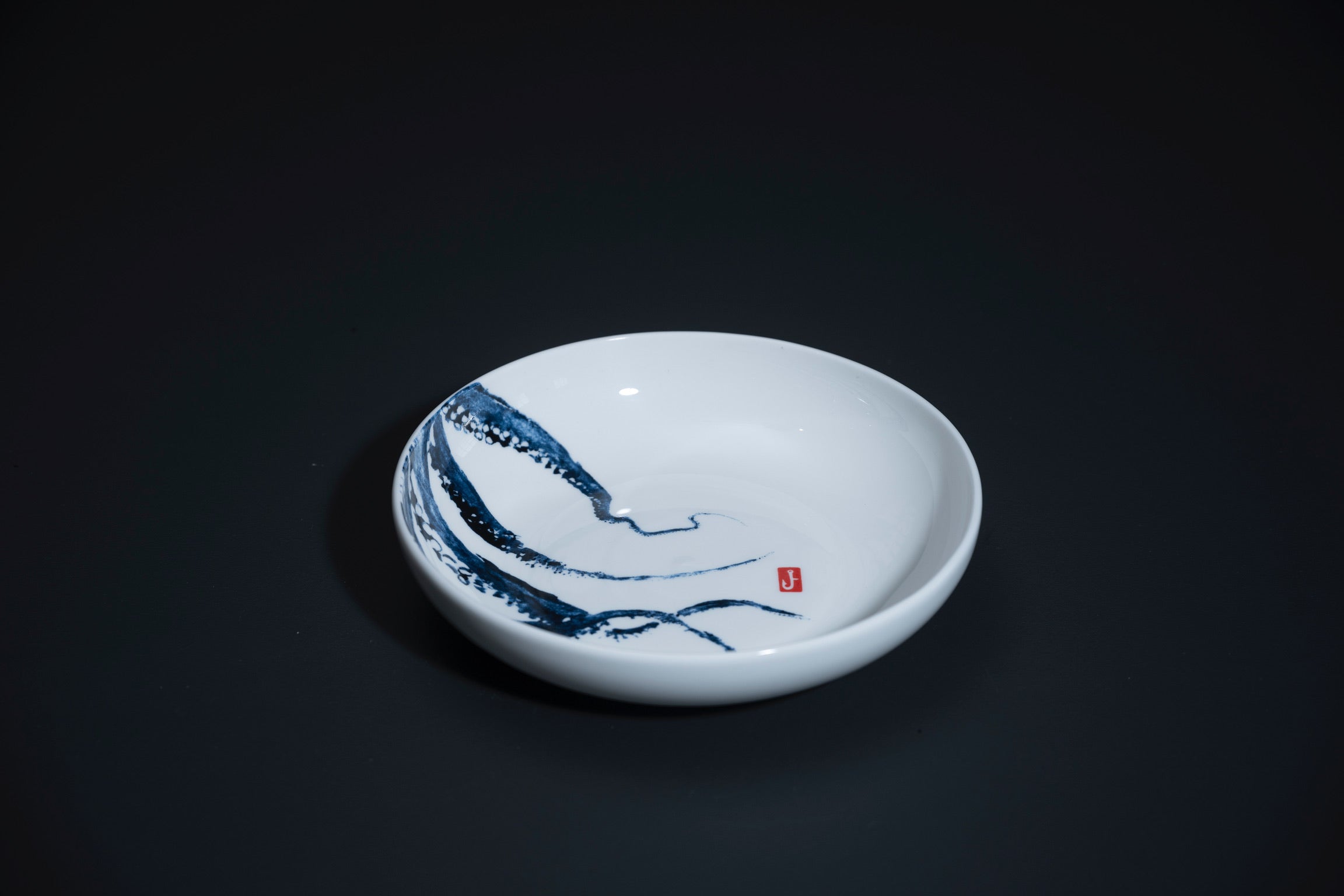 multi tentacle blue 8.5&quot; bowl
