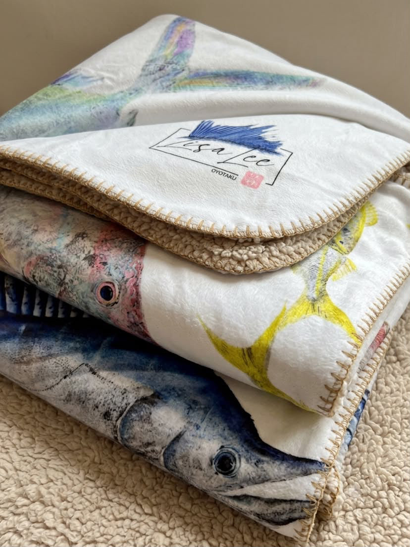 Sailfish Sherpa Blanket